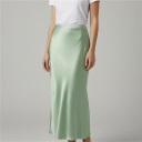 gonna in raso lunga glamour